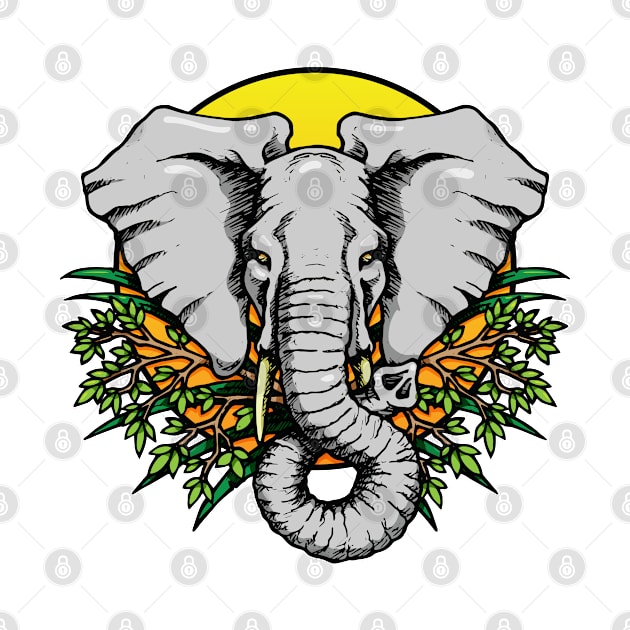 Elephant by Laughin' Bones