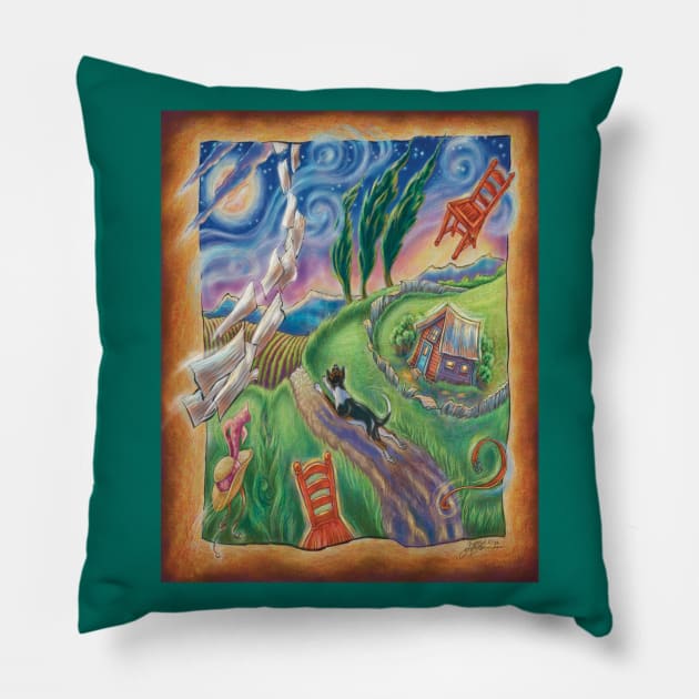 The winds of change. Pillow by CJs Studio 21