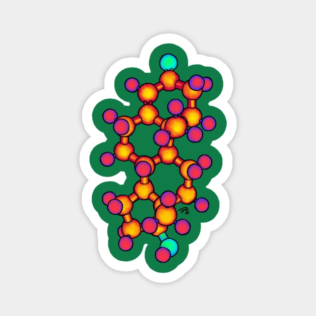 Testosterone: The Hormone, The Molecule Magnet by FreyStrandDraws