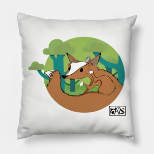 mouse & fox Pillow