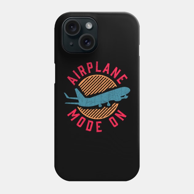 Airplane Mode On Vacation Traveling Flying Phone Case by theperfectpresents