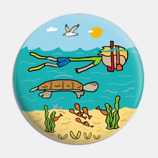 Snorkeling Pin