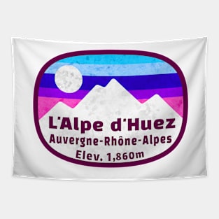 Ski Alpe d'Huez France Skiing Winter Sports Snowboarding Auvergne-Rhône-Alpes Tapestry