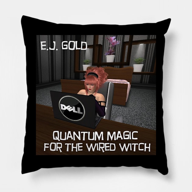 Quantum Magic Wired Witch Pillow by Prosperity Path