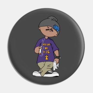 Hip Hop Old School Character Pin