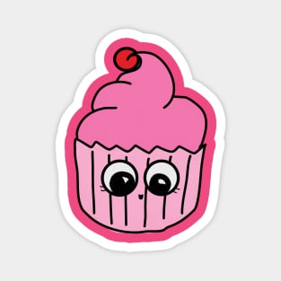 Kawaii Cupcake Magnet