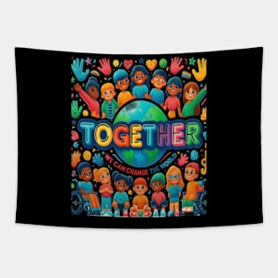 Eh Day Unity -Friendly Together Tapestry