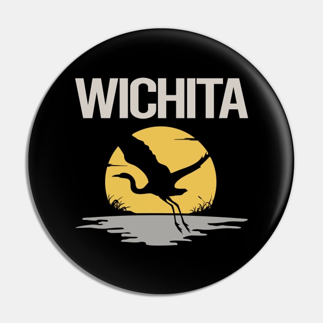 Flying Stork Wichita Pin by flaskoverhand