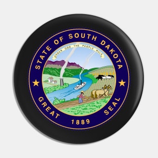 South Dakota Coat of Arms Pin