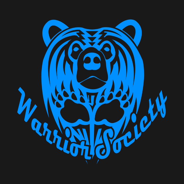 Warrior Society (Bear Blue) by melvinwareagle