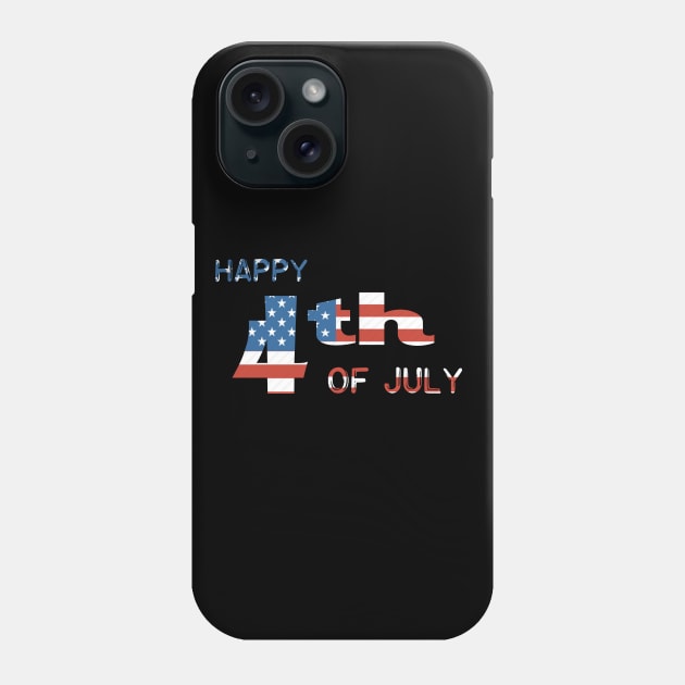 happy 4th of july Phone Case by hamadani