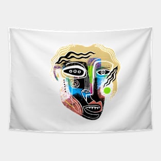 ABSTRACT FACE Tapestry