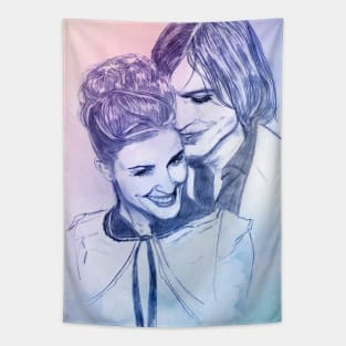 Ashton Kutcher & Demi Moore Tapestry