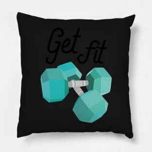 Get Fit Dumbbells Pillow