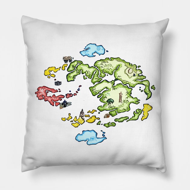 Avatar Map Pillow by simplistictees