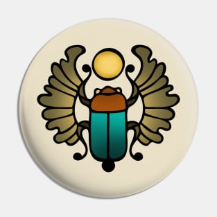 Scarab Amulet Pin