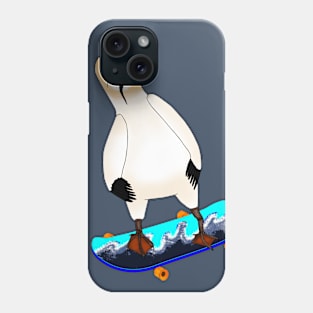 Skateboarding gannet Phone Case