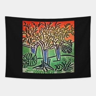Autumn landscape-Matisse inspired Tapestry