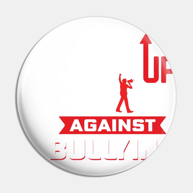 Stand Up. Speak Out. Against Bullying Pin by reedae