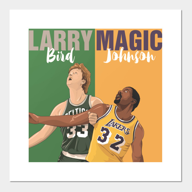 Magic X Bird Magic Johnson Posters And Art Prints Teepublic Uk