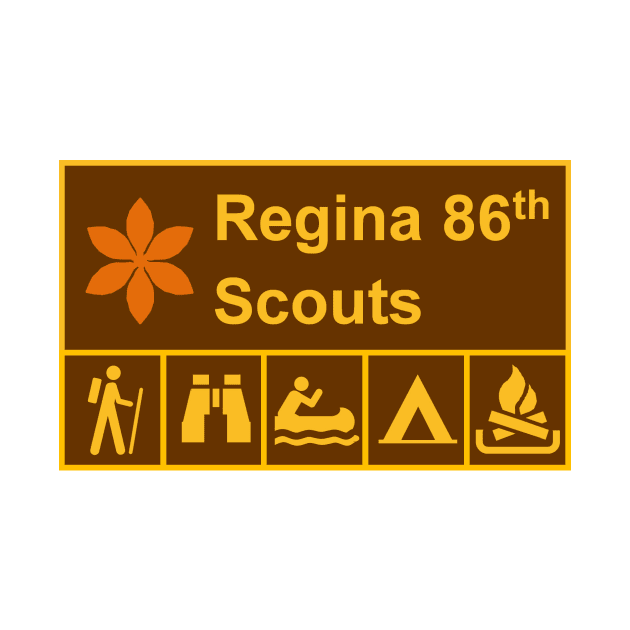 Regina 86th Parks Sign by YQRscouts