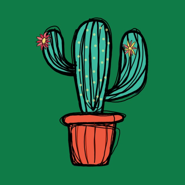 Cactus doodle by HeavenlyTrashy