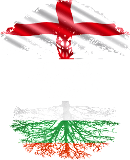 English Grown With Bulgarian Roots - Gift for Bulgarian With Roots From Bulgaria Magnet