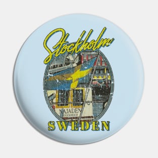 Stockholm, Sweden 1985 Pin