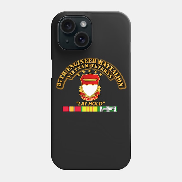 87th Engineer Battalion - Lay Hold w Ribbons Phone Case by twix123844