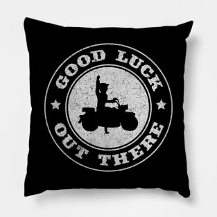 Fantastic Mr Fox - Motorcycle - Good Luck Out there Pillow