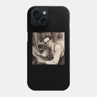 Harold Lloyd drawing Phone Case