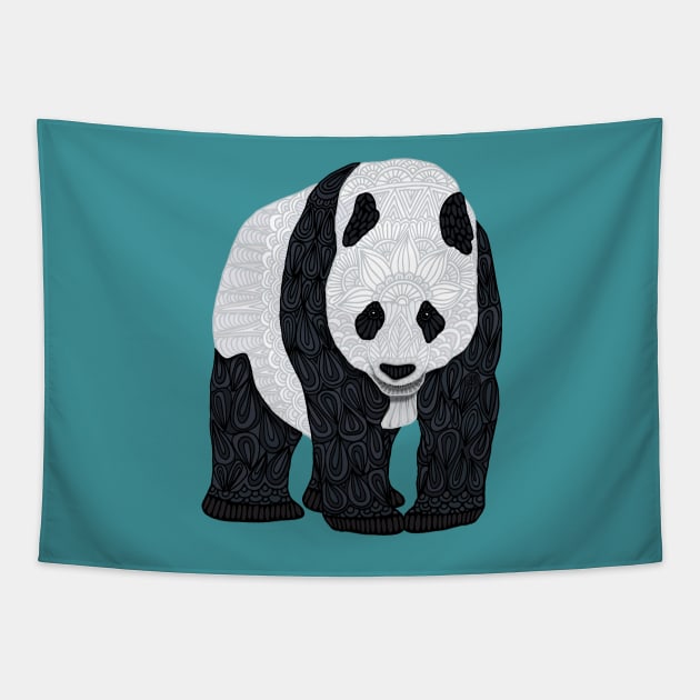 Papa Panda Tapestry by ArtLovePassion