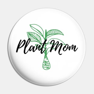 Plant Mom Green Pin