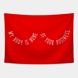 My Body My Choice Feminist Tapestry