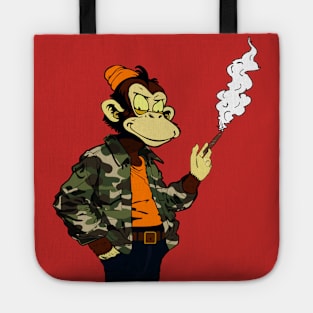 Monkey Smoking A Cigar Tote