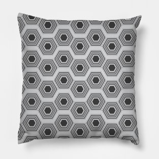 Simple Hexagon Pattern Pillow