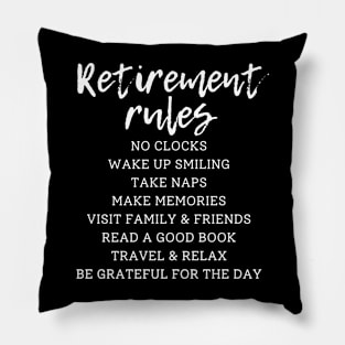 retirement rules Pillow