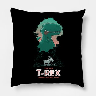 Visit our T-Rex! Pillow