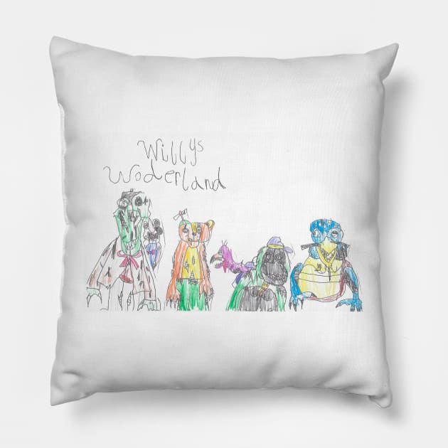 Jayden's Willys Wonderland Pillow by DirtyD