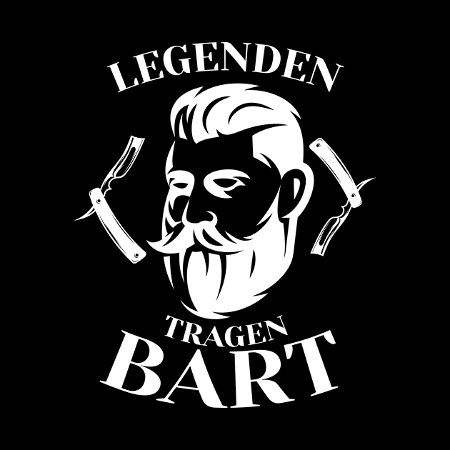 Legenden Tragen Bart Beard by MooonTees