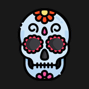 Mexican skull digital artwork T-Shirt