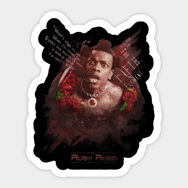 Ruby Rhod - Super Green - Sticker | TeePublic