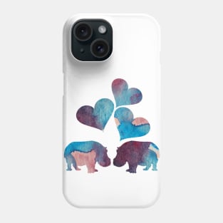 Hippo Art Phone Case