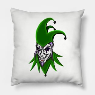 Evil Clown Jester Pillow