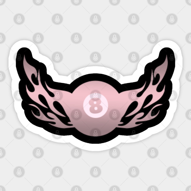 Billiard Wings 8ball Pool Snooker Billard Sticker Teepublic