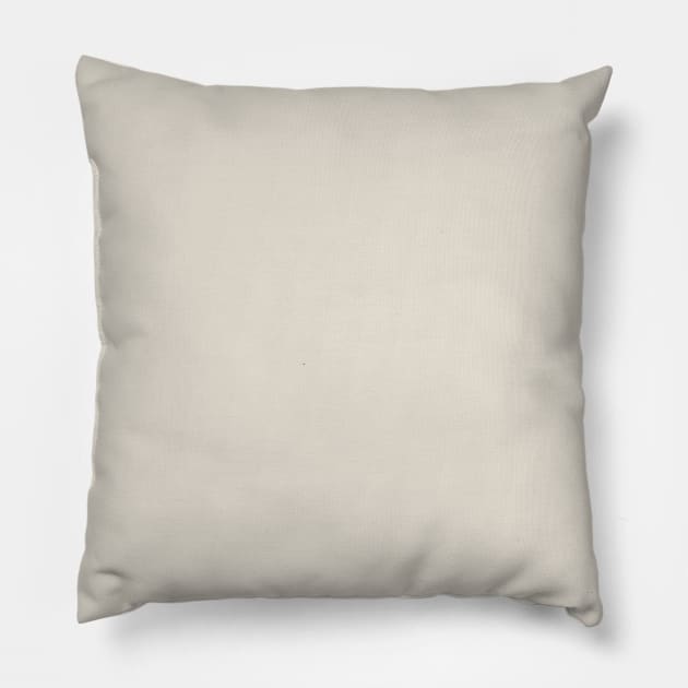 White Coffee Solid Color Pillow by AmazingStuff