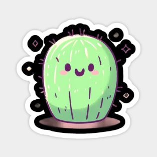Kawaii happy cactus Magnet