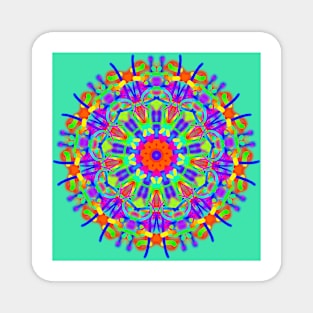 Kaleidoscope Aqua Magnet