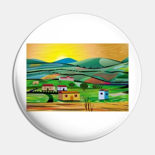 Sunset Farms Pin