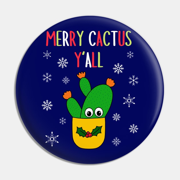 Merry Cactus Y'all - Opuntia Microdasys Cactus In Christmas Holly Pot Pin by DreamCactus
